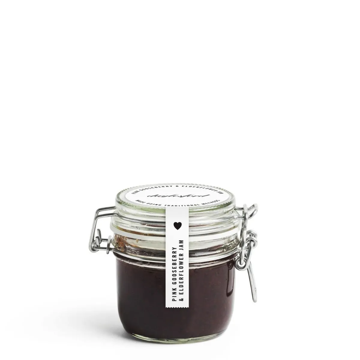 Daylesford Organic Pink Gooseberry & Elderflower Jam- Jams, Spreads & Preserves
