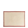 Daylesford Organic Portobello Tea Towel Red- Aprons & Tea Towels