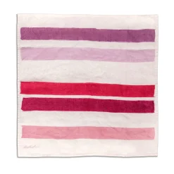 Daylesford Organic Rigato Napkin Set Pink- Table Linen|Tableware