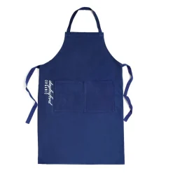 Daylesford Organic Saddlers Apron Blue- Aprons & Tea Towels