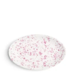 Daylesford Organic Solstice Splatter Oval Dish Lilac Ceramic- Tableware