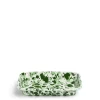 Daylesford Organic Splatter Small Rectangular Dish Green Enamel- Tableware