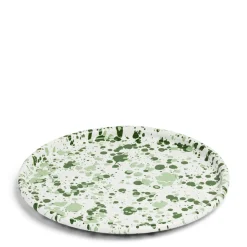 Daylesford Organic Splatter Tray Green Enamel- Tableware