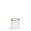 Daylesford Organic Tealight Candle Holder with Green Rim- Candle Accessories|Candle Accessories