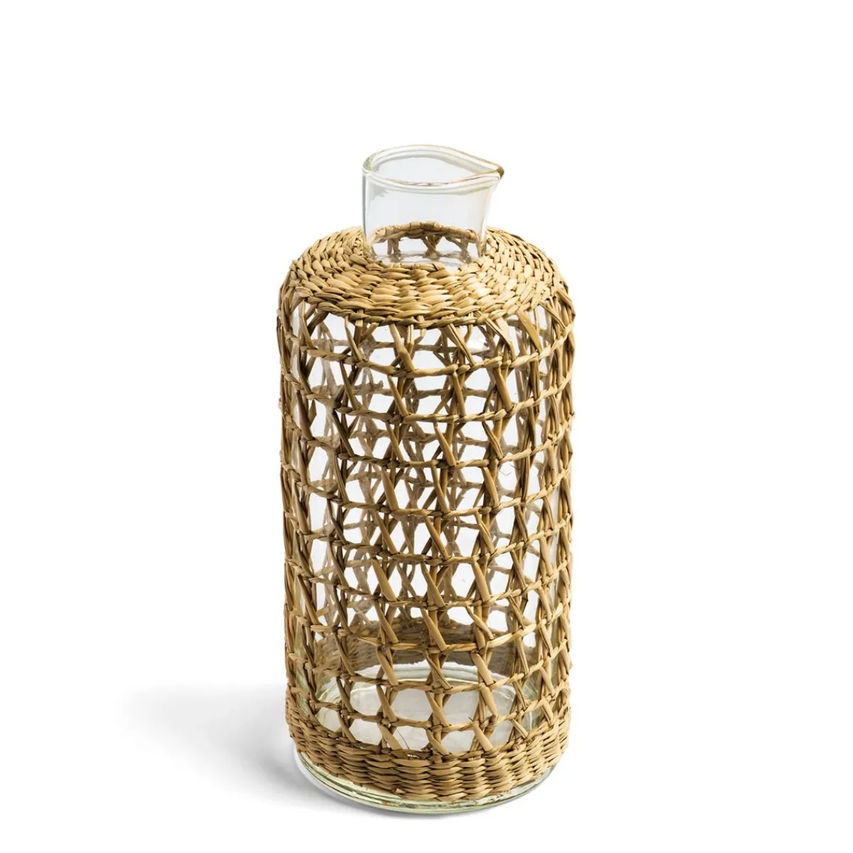 Daylesford Organic Weave Glass Decanter Large- Glassware|Tableware