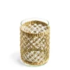 Daylesford Organic Weave Glass Lantern Medium- Lanterns|Candle Accessories