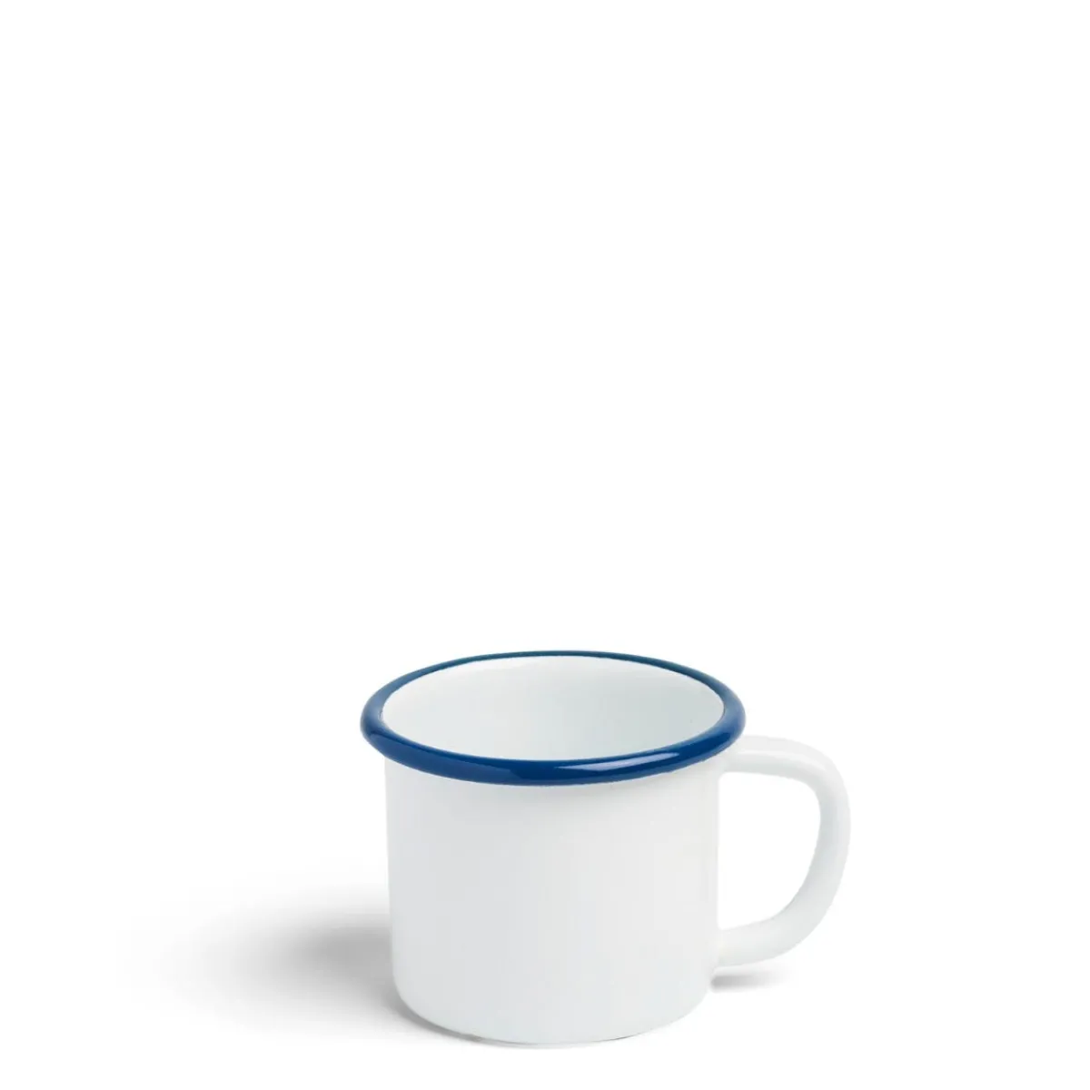 Daylesford Organic White & Blue Enamel Mug- Tableware
