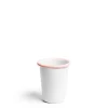 Daylesford Organic White & Pink Small Enamel Tumbler- Tableware