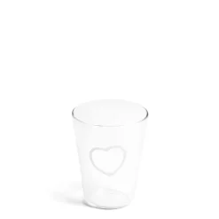 Daylesford Organic White Heart Glass- Glassware|Tableware