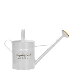 Daylesford Organic White Outdoor Watering Can Small- Watering Cans