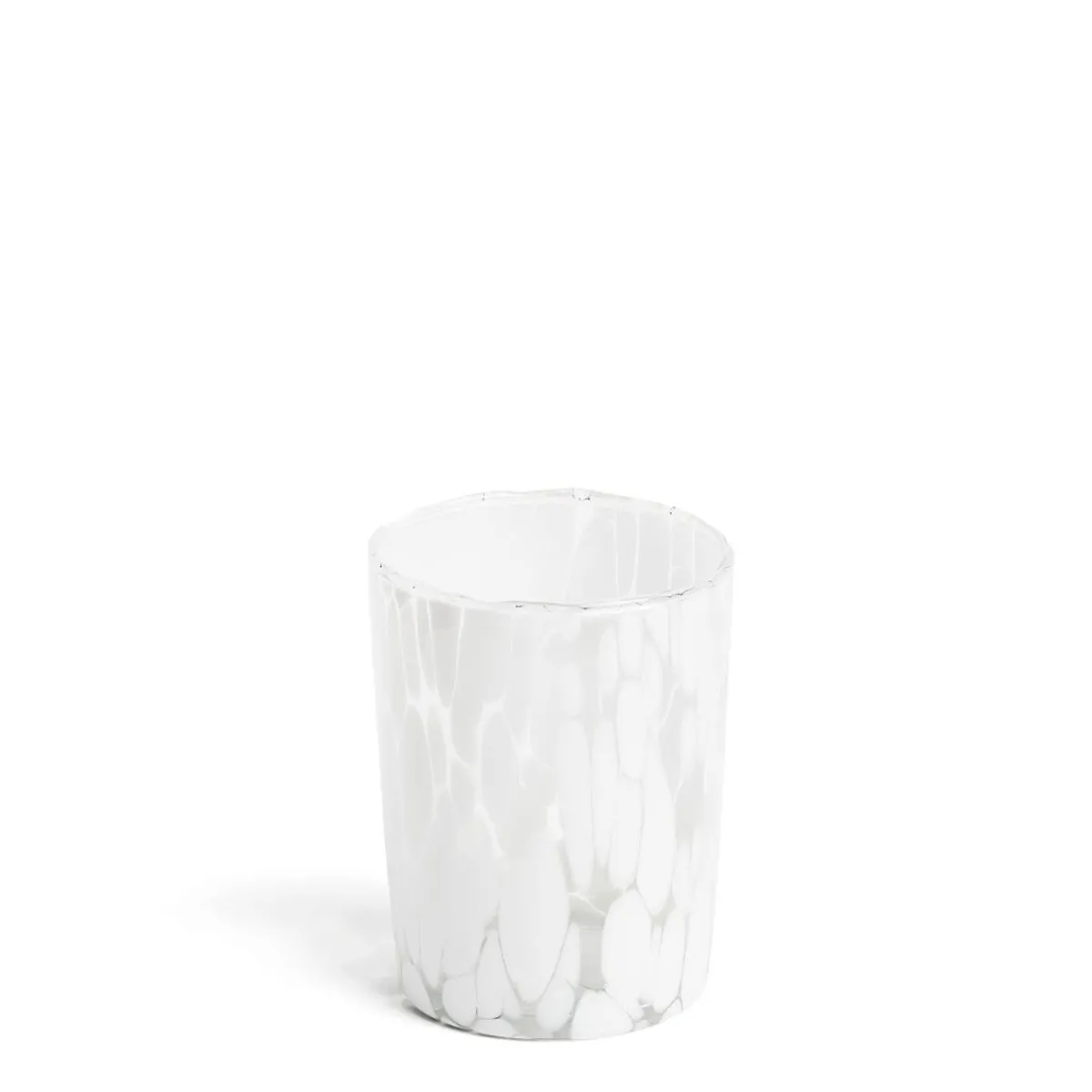 Daylesford Organic White Speckled Tumbler- Glassware|Tableware