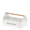 Daylesford Organic White Utility Carry- Baskets & Trugs|Cleaning