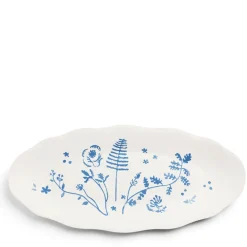 Daylesford Organic Wildflower Oval Serving Platter Large- Tableware