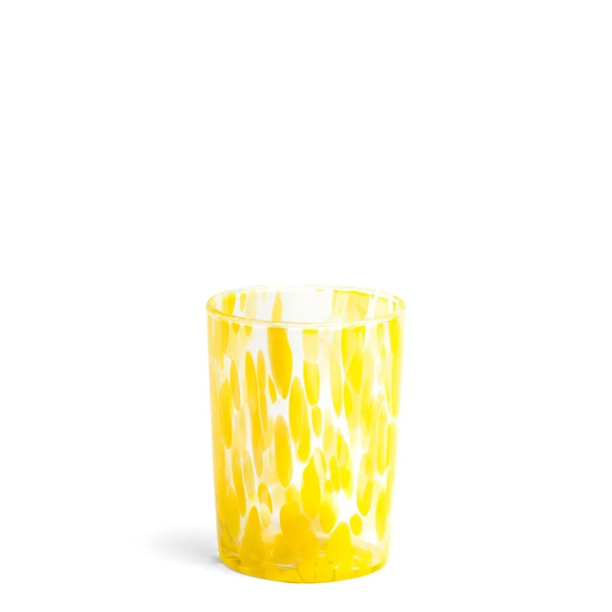 Daylesford Organic Yellow Speckled Tumbler- Glassware|Tableware